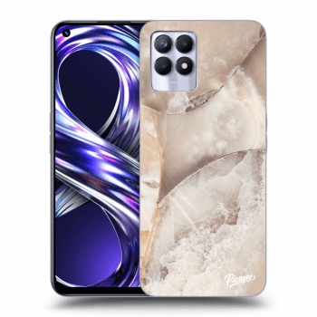 Husă pentru Realme 8i - Cream marble