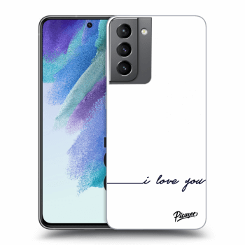 Picasee ULTIMATE CASE PowerShare pentru Samsung Galaxy S21 FE 5G - I love you