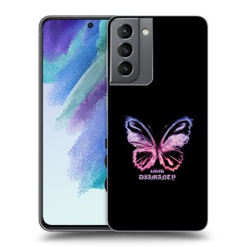 Picasee husă transparentă din silicon pentru Samsung Galaxy S21 FE 5G - Diamanty Purple