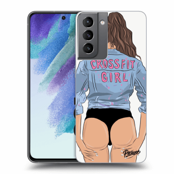 Picasee ULTIMATE CASE PowerShare pentru Samsung Galaxy S21 FE 5G - Crossfit girl - nickynellow