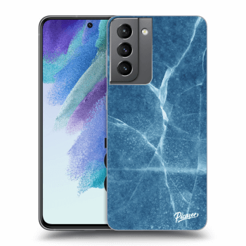 Picasee husă transparentă din silicon pentru Samsung Galaxy S21 FE 5G - Blue marble