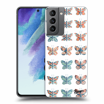 Picasee ULTIMATE CASE PowerShare pentru Samsung Galaxy S21 FE 5G - Butterflies