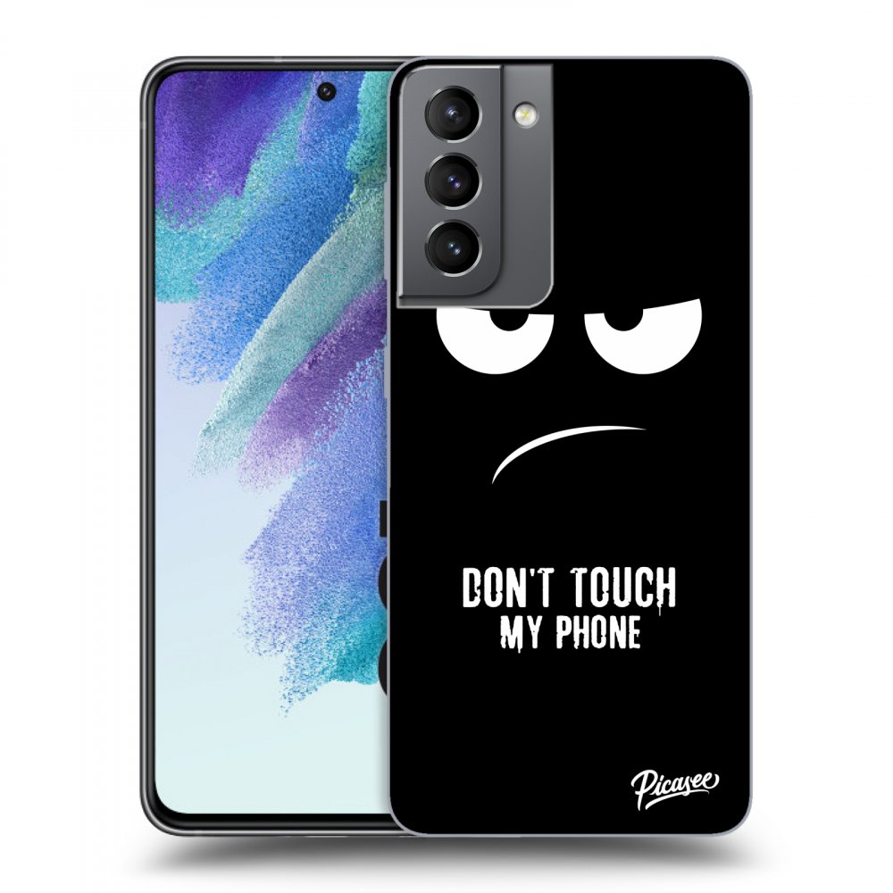 Picasee ULTIMATE CASE PowerShare pentru Samsung Galaxy S21 FE 5G - Don't Touch My Phone