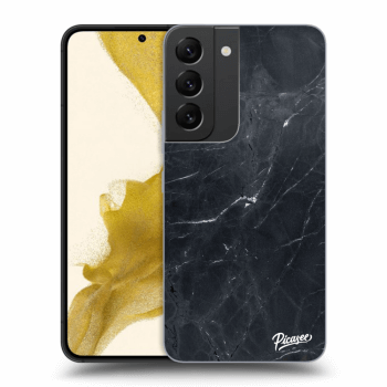 Picasee husă transparentă din silicon pentru Samsung Galaxy S22 5G - Black marble