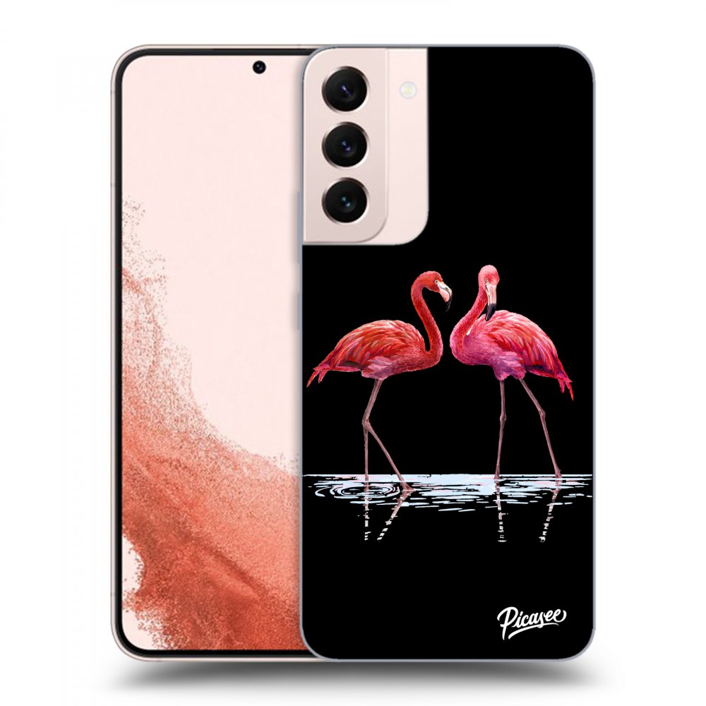 Picasee ULTIMATE CASE PowerShare pentru Samsung Galaxy S22+ 5G - Flamingos couple