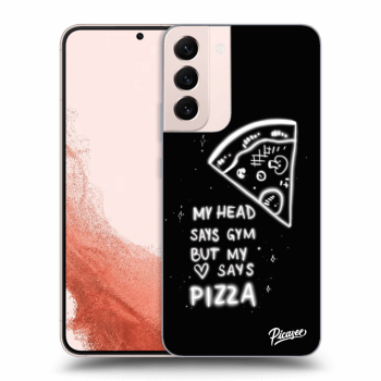 Picasee husă transparentă din silicon pentru Samsung Galaxy S22+ 5G - Pizza