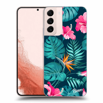 Husă pentru Samsung Galaxy S22+ 5G - Pink Monstera