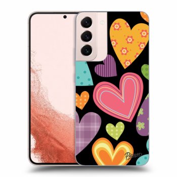 Husă pentru Samsung Galaxy S22+ 5G - Colored heart