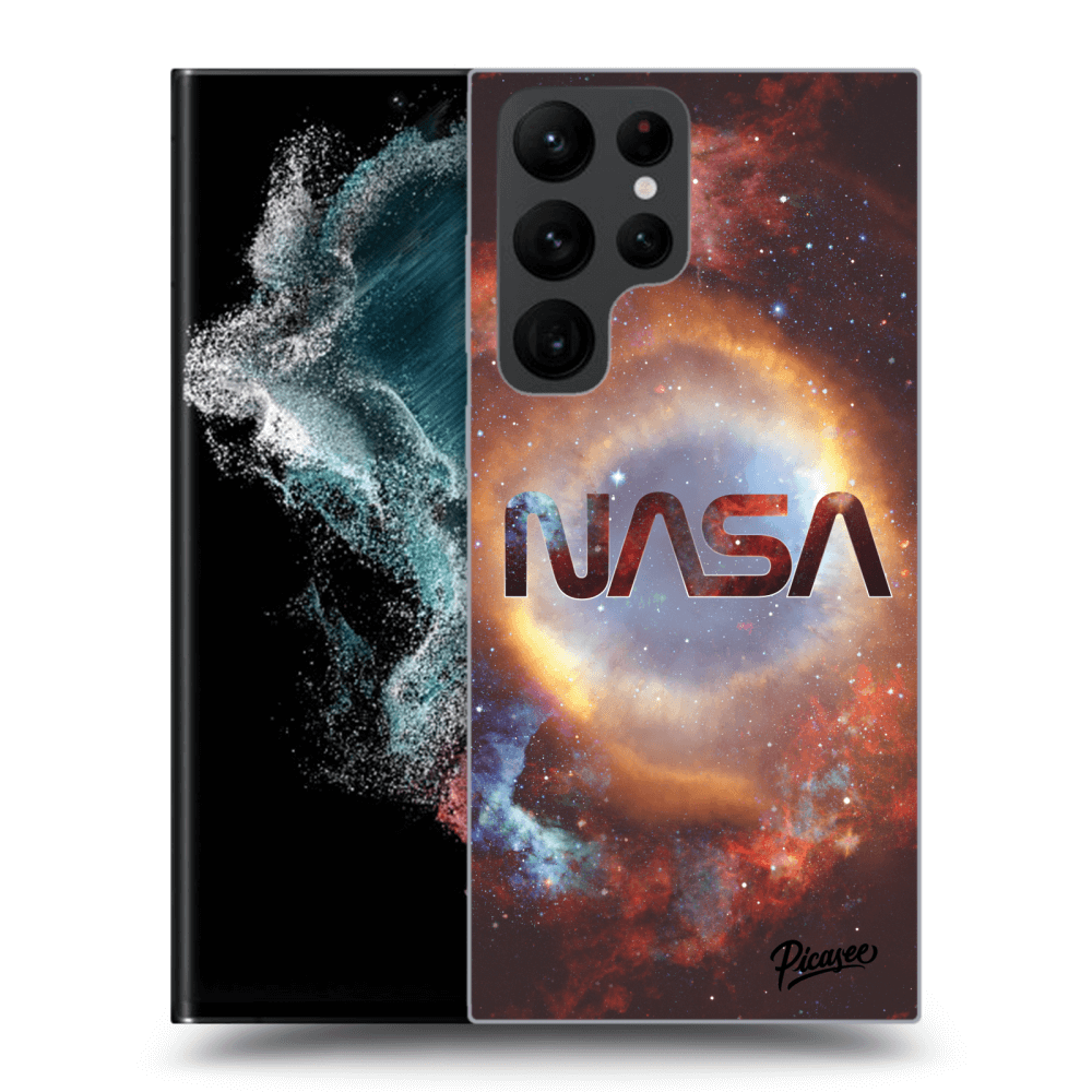 Picasee husă neagră din silicon pentru Samsung Galaxy S22 Ultra 5G - Nebula