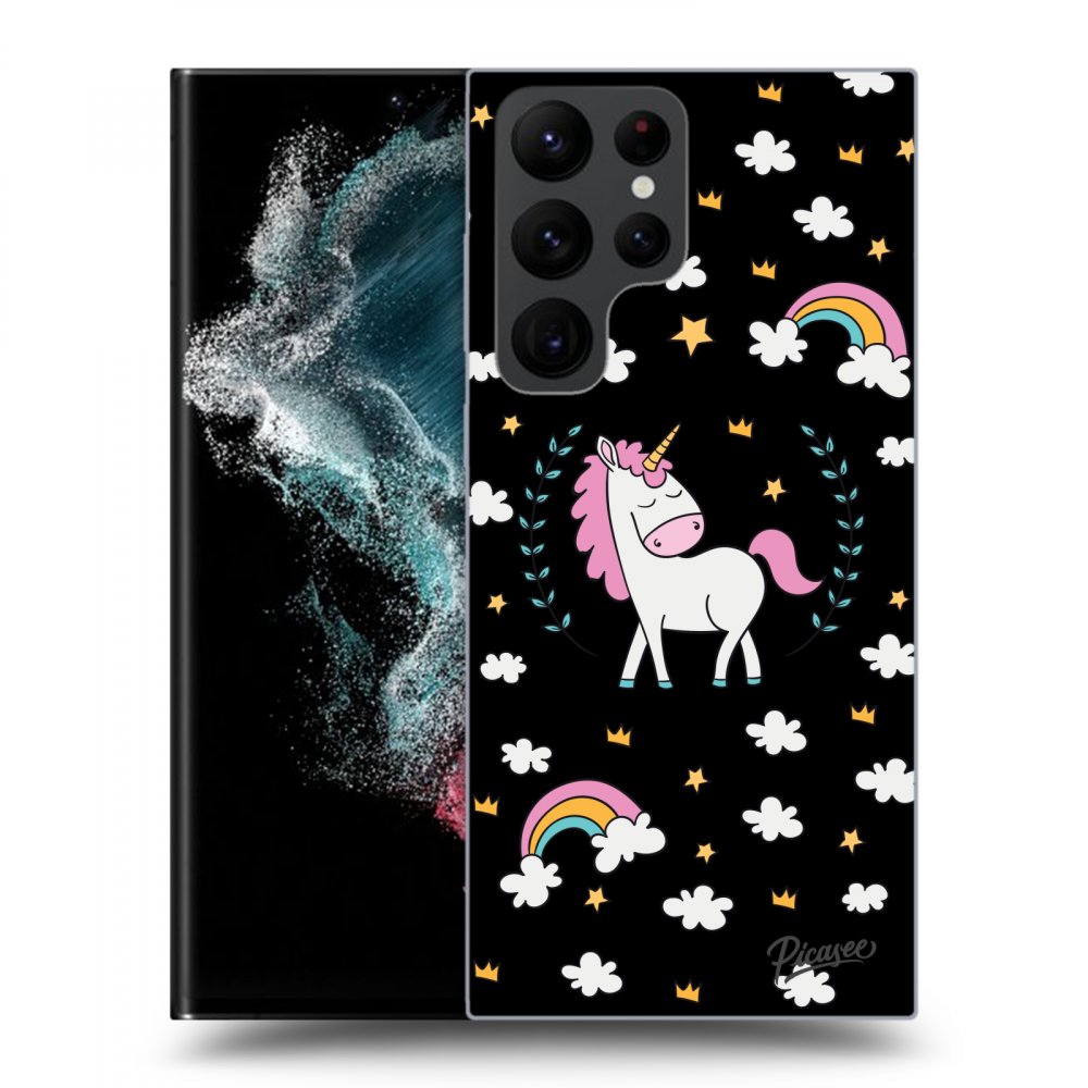 Picasee ULTIMATE CASE PowerShare pentru Samsung Galaxy S22 Ultra 5G - Unicorn star heaven
