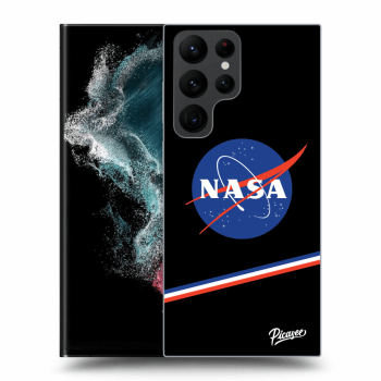 Picasee husă neagră din silicon pentru Samsung Galaxy S22 Ultra 5G - NASA Original