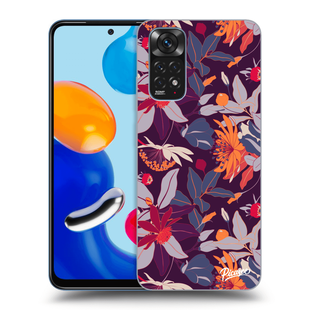 Picasee ULTIMATE CASE pentru Xiaomi Redmi Note 11 - Purple Leaf