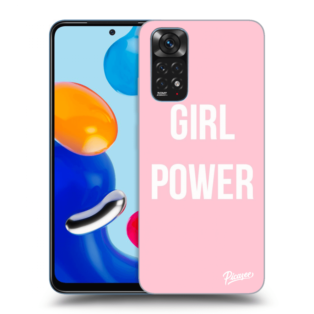 Picasee husă neagră din silicon pentru Xiaomi Redmi Note 11 - Girl power