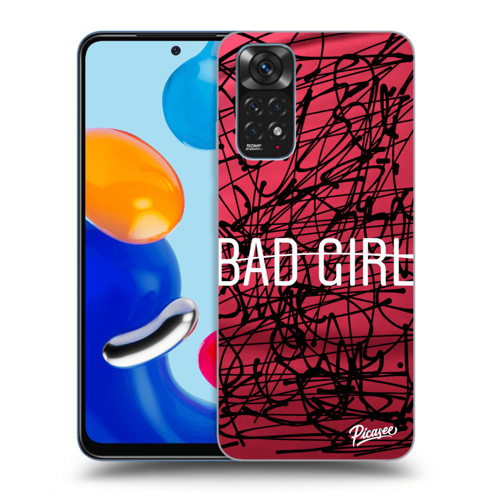 Picasee husă neagră din silicon pentru Xiaomi Redmi Note 11 - Bad girl