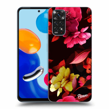 Picasee husă neagră din silicon pentru Xiaomi Redmi Note 11 - Dark Peonny