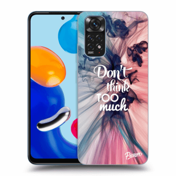 Picasee husă neagră din silicon pentru Xiaomi Redmi Note 11 - Don't think TOO much