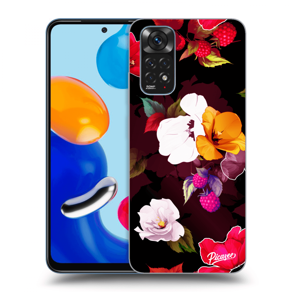 Picasee ULTIMATE CASE pentru Xiaomi Redmi Note 11S 4G - Flowers and Berries