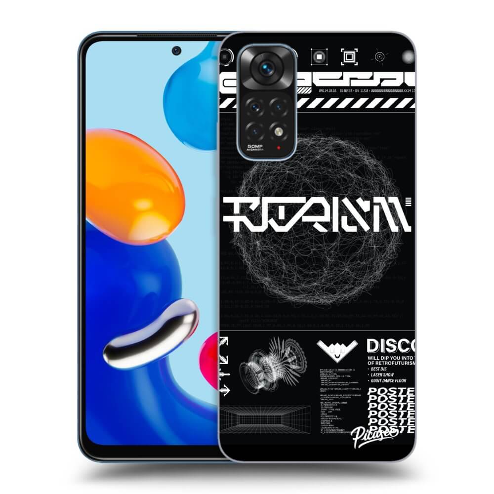 Picasee husă transparentă din silicon pentru Xiaomi Redmi Note 11S 4G - BLACK DISCO