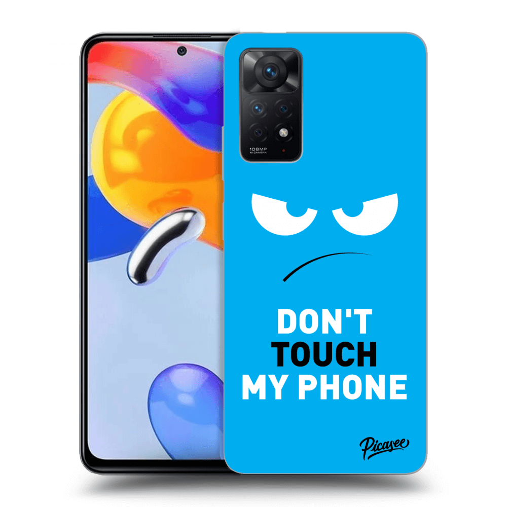 Picasee ULTIMATE CASE pentru Xiaomi Redmi Note 11 Pro - Angry Eyes - Blue