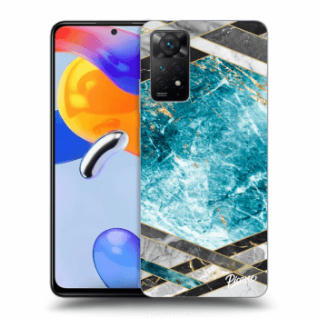 Husă pentru Xiaomi Redmi Note 11 Pro - Blue geometry