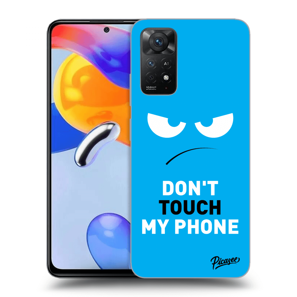 Picasee ULTIMATE CASE pentru Xiaomi Redmi Note 11 Pro 5G - Angry Eyes - Blue