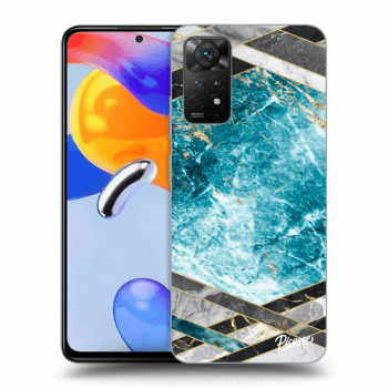 Husă pentru Xiaomi Redmi Note 11 Pro 5G - Blue geometry