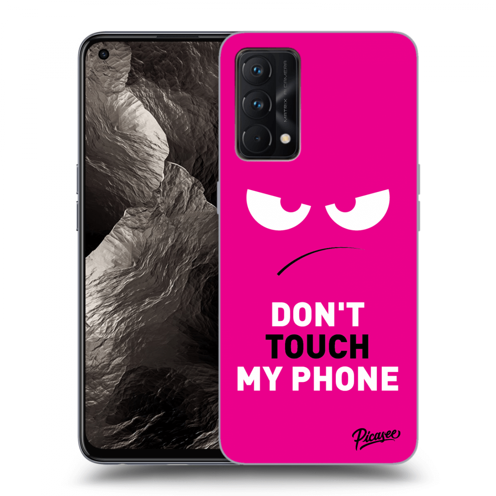 Picasee ULTIMATE CASE pentru Realme GT Master Edition 5G - Angry Eyes - Pink