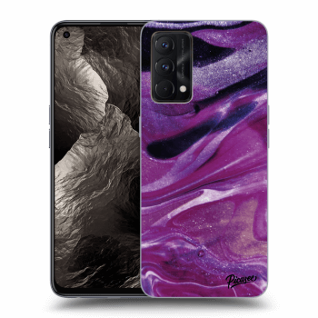 Husă pentru Realme GT Master Edition 5G - Purple glitter