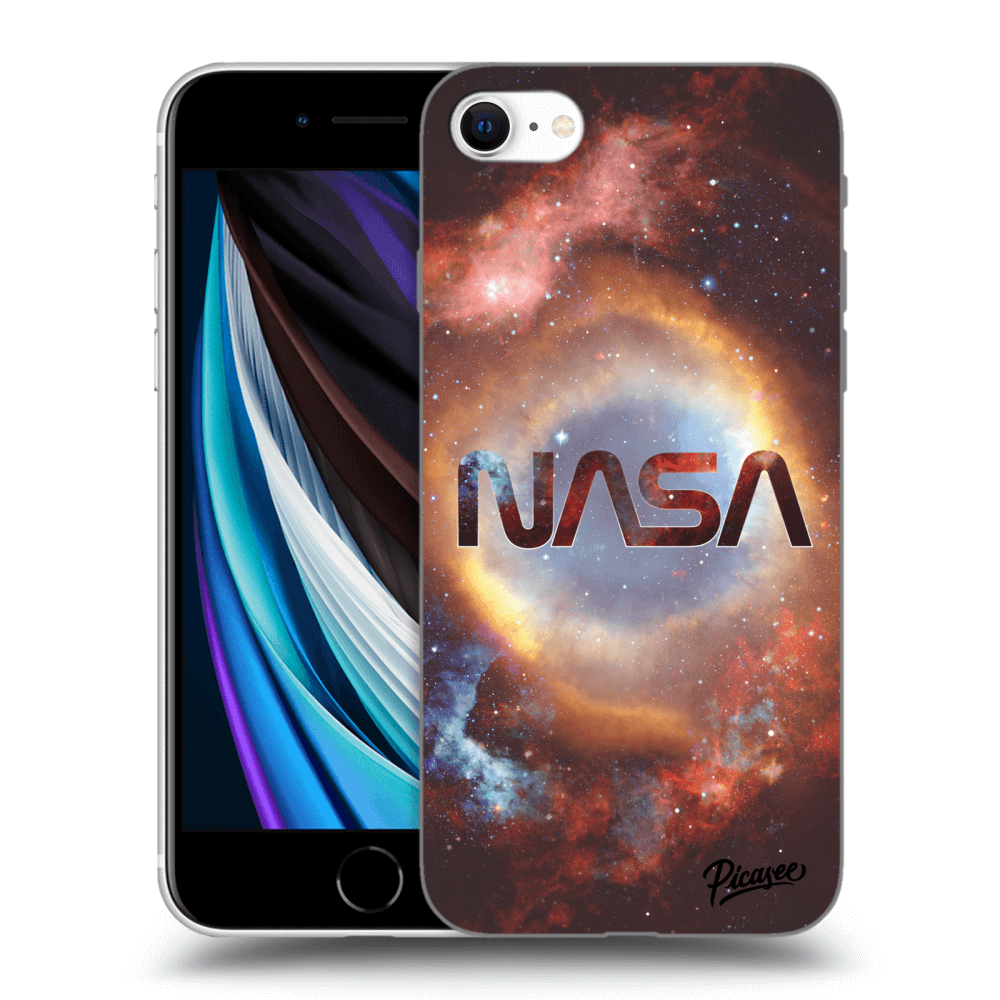 Picasee husă neagră din silicon pentru Apple iPhone SE 2022 - Nebula