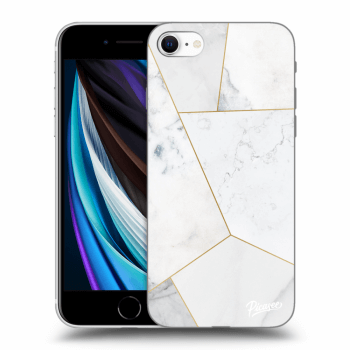 Husă pentru Apple iPhone SE 2022 - White tile