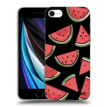 Picasee husă neagră din silicon pentru Apple iPhone SE 2022 - Melone