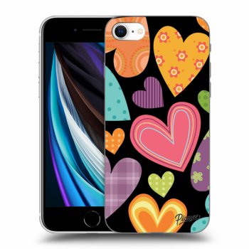 Husă pentru Apple iPhone SE 2022 - Colored heart
