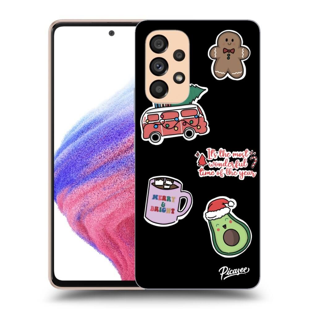 Picasee ULTIMATE CASE pentru Samsung Galaxy A53 5G - Christmas Stickers