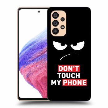 Husă pentru Samsung Galaxy A53 5G - Angry Eyes - Transparent