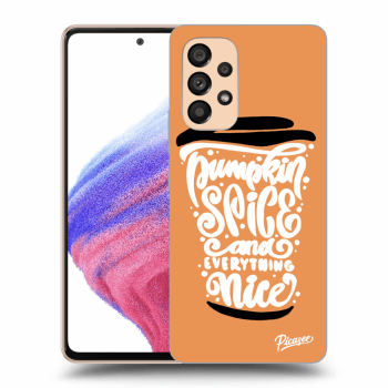 Husă pentru Samsung Galaxy A53 5G - Pumpkin coffee