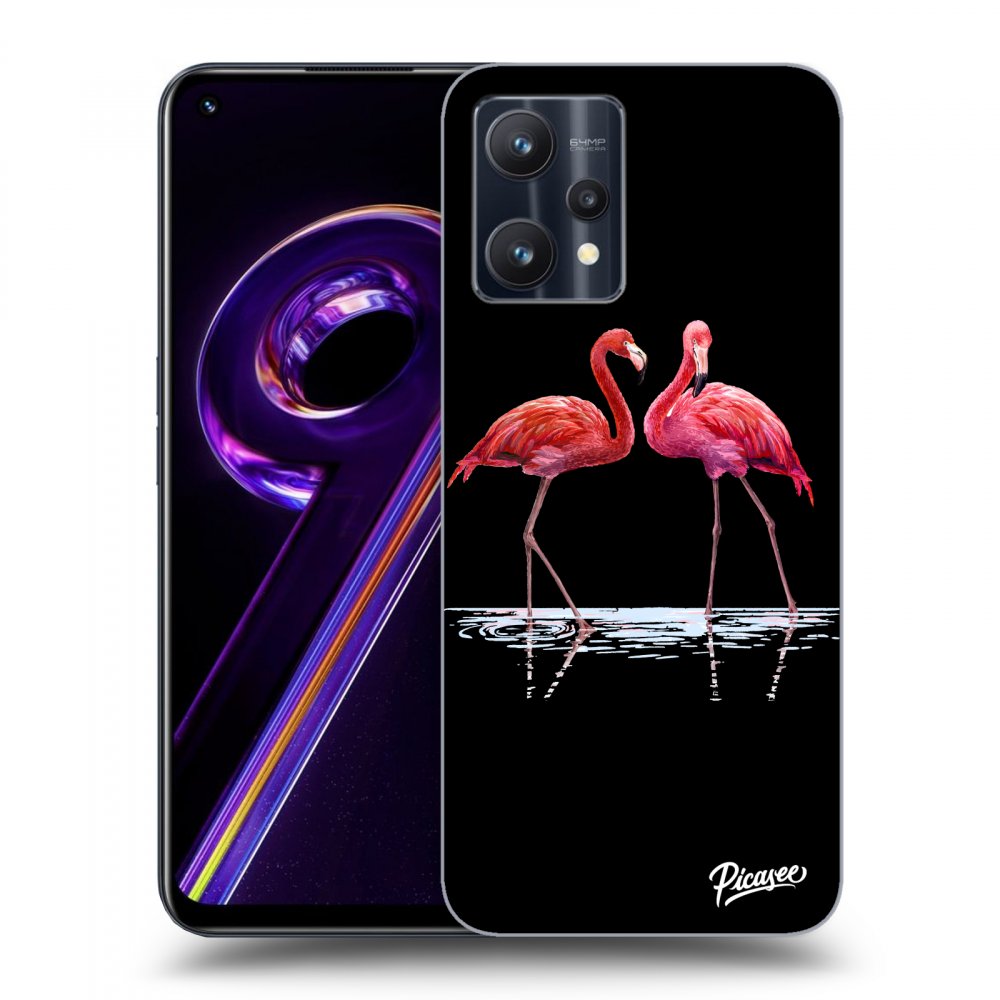 Picasee ULTIMATE CASE pentru Realme 9 Pro 5G - Flamingos couple