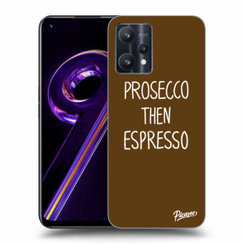 Picasee husă transparentă din silicon pentru Realme 9 Pro 5G - Prosecco then espresso