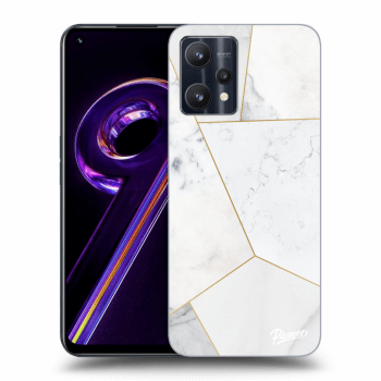 Husă pentru Realme 9 Pro 5G - White tile