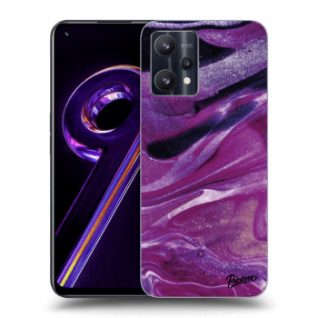 Husă pentru Realme 9 Pro 5G - Purple glitter