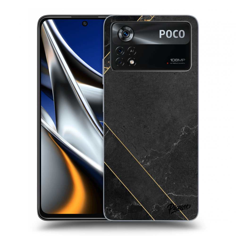 Picasee ULTIMATE CASE pentru Xiaomi Poco X4 Pro 5G - Black tile