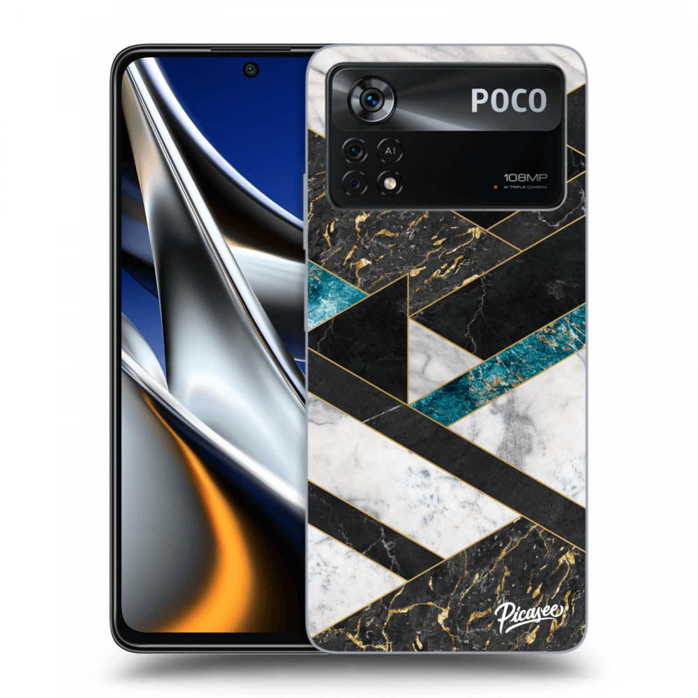 Picasee ULTIMATE CASE pentru Xiaomi Poco X4 Pro 5G - Dark geometry