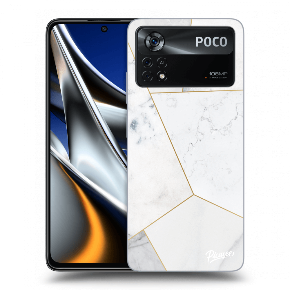 Picasee ULTIMATE CASE pentru Xiaomi Poco X4 Pro 5G - White tile