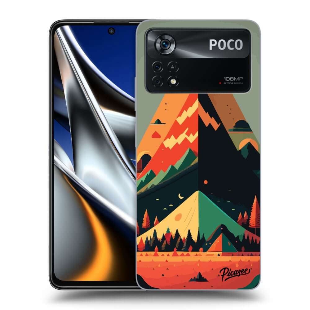 Picasee husă neagră din silicon pentru Xiaomi Poco X4 Pro 5G - Oregon