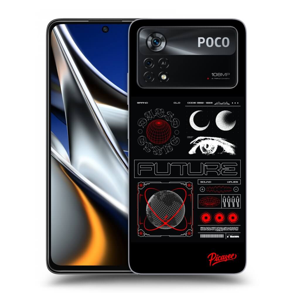 Picasee husă neagră din silicon pentru Xiaomi Poco X4 Pro 5G - WAVES