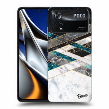 Picasee ULTIMATE CASE pentru Xiaomi Poco X4 Pro 5G - Black & White geometry