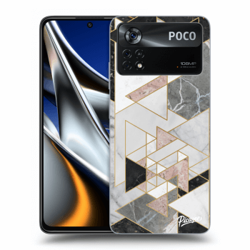 Picasee husă neagră din silicon pentru Xiaomi Poco X4 Pro 5G - Light geometry