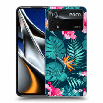 Husă pentru Xiaomi Poco X4 Pro 5G - Pink Monstera