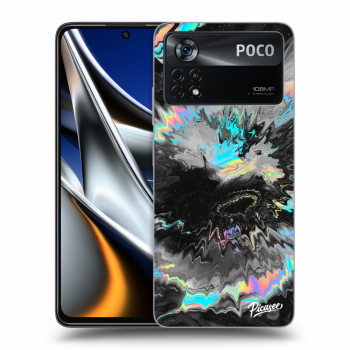 Picasee husă neagră din silicon pentru Xiaomi Poco X4 Pro 5G - Magnetic