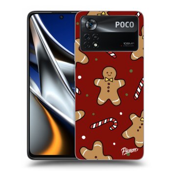 Picasee husă transparentă din silicon pentru Xiaomi Poco X4 Pro 5G - Gingerbread 2