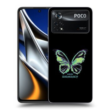 Picasee husă transparentă din silicon pentru Xiaomi Poco X4 Pro 5G - Diamanty Blue